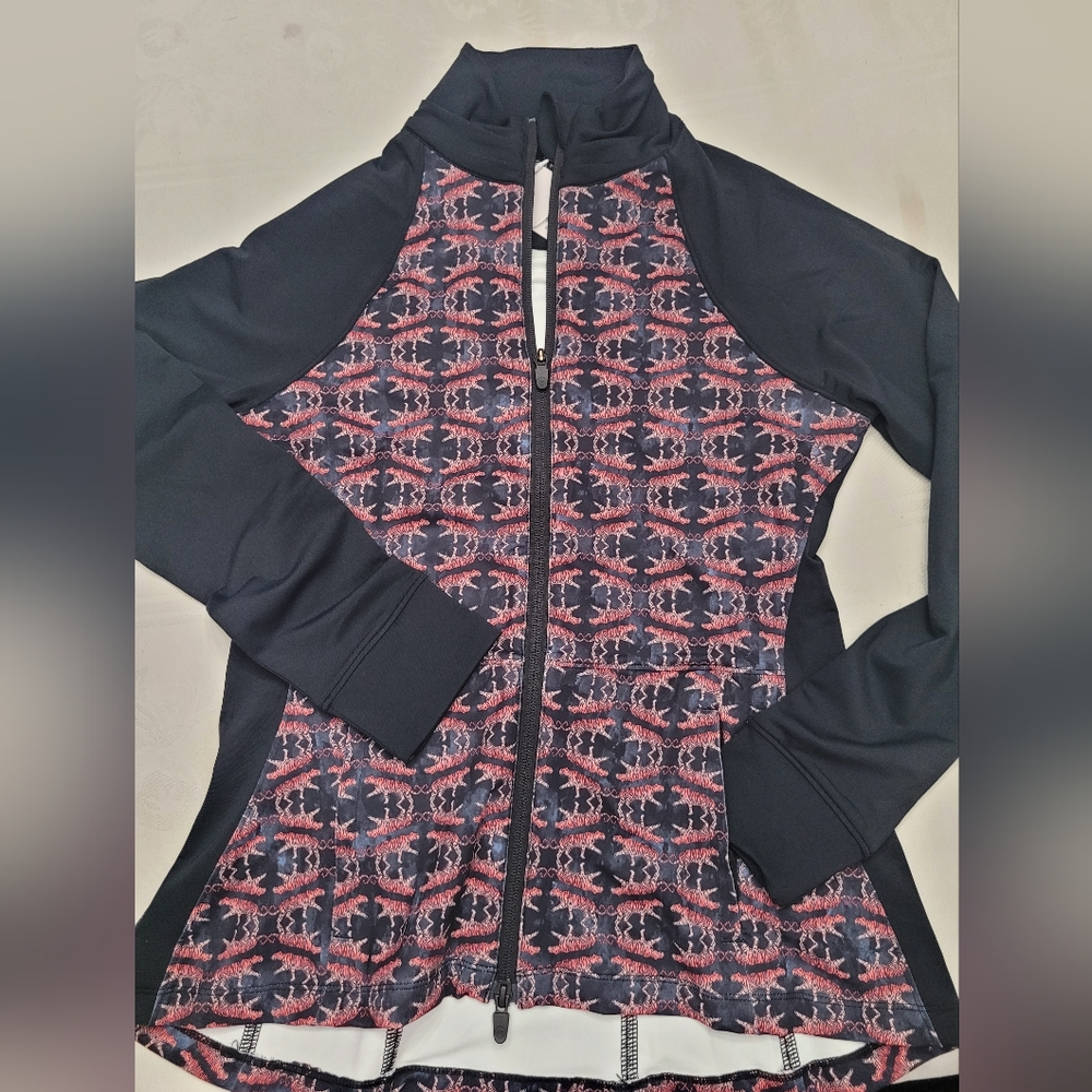 NWT Peter Millar zip up sun shirt